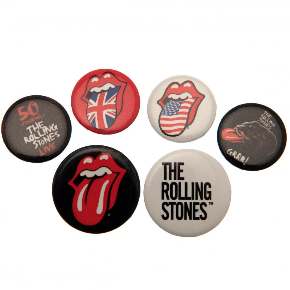 142613 The Rolling Stones Button Badge Set