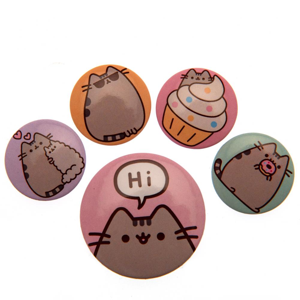 147765 Pusheen Button Badge Set