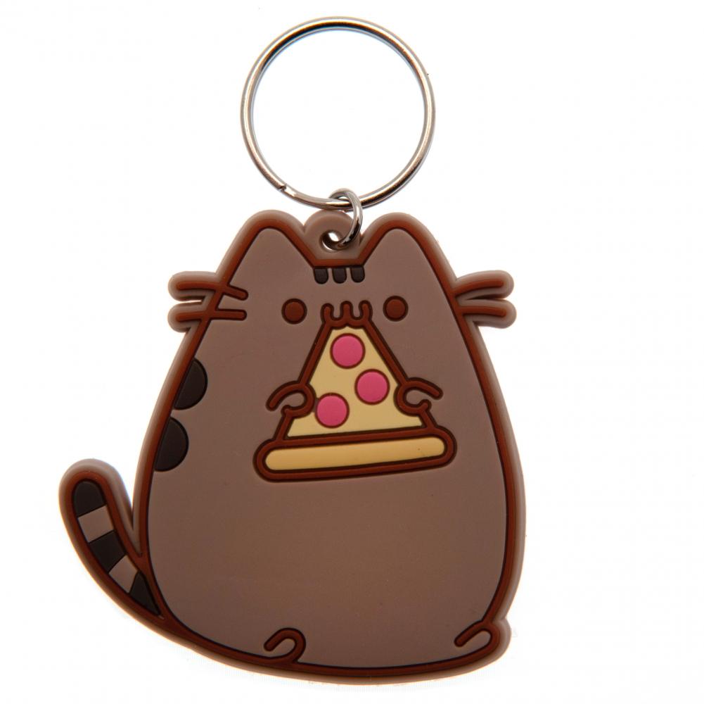 148072 Pusheen PVC Keyring Pizza