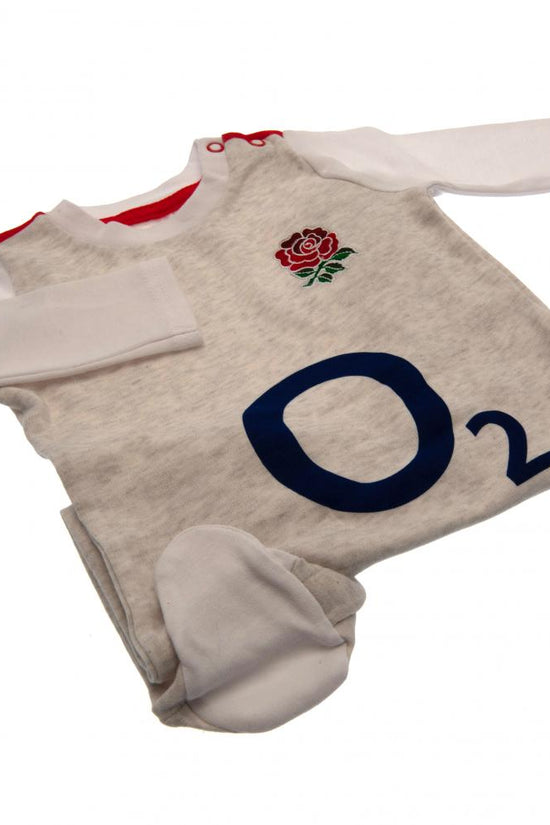 England RFU Sleepsuit 12/18 mths GR