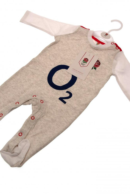 England RFU Sleepsuit 12/18 mths GR