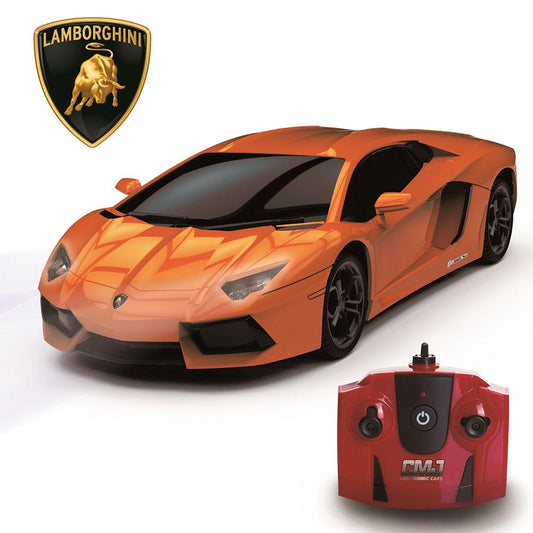 150610 Lamborghini Aventador Radio Controlled Car 1 24 Scale Orange