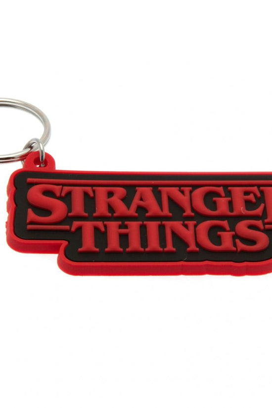 151020 Stranger Things PVC Keyring Logo 1