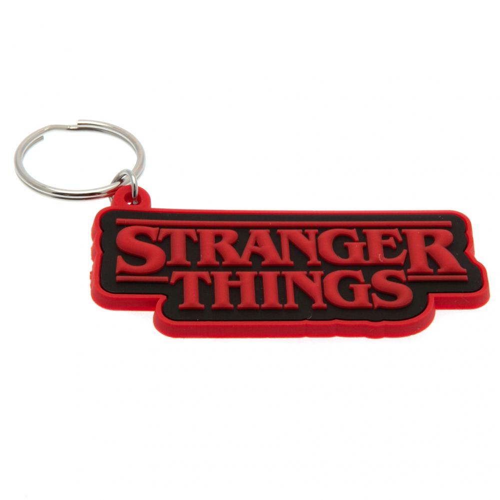 151020 Stranger Things PVC Keyring Logo 1