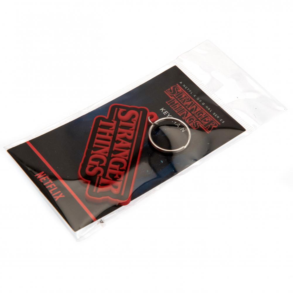 151020 Stranger Things PVC Keyring Logo 2