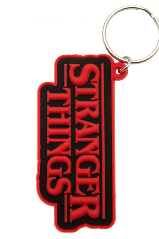 151020 Stranger Things PVC Keyring Logo