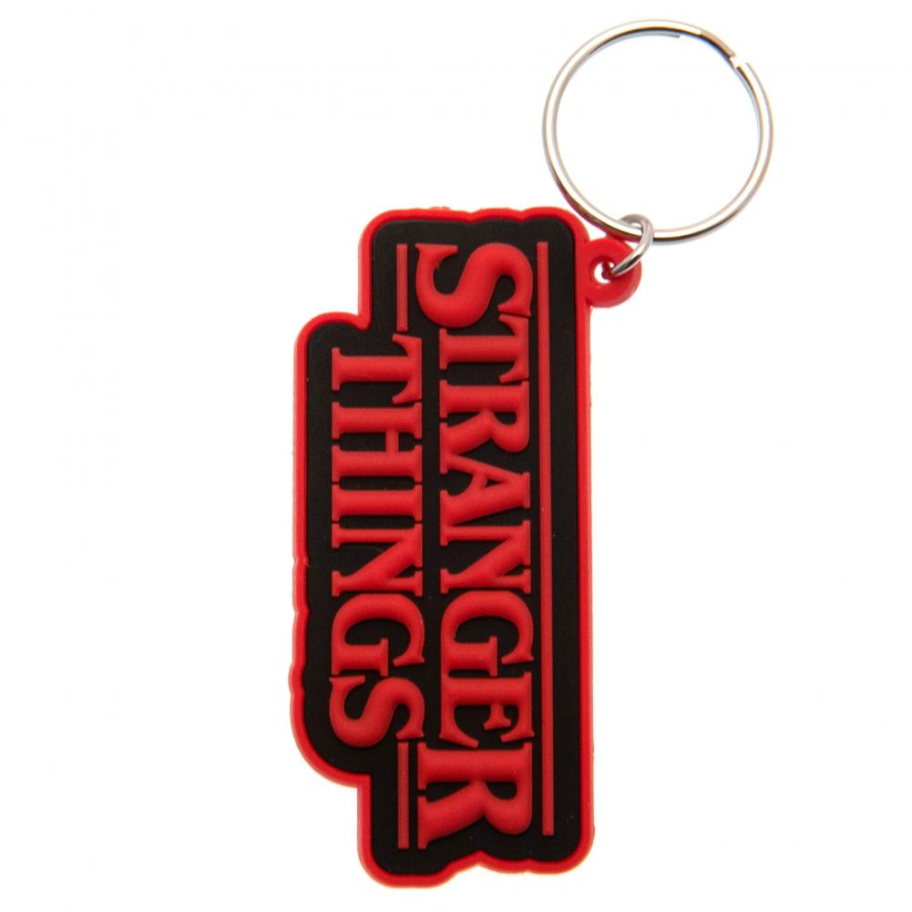 151020 Stranger Things PVC Keyring Logo