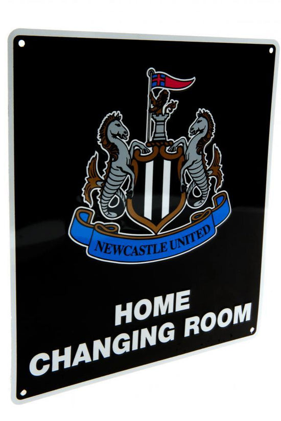 Newcastle United FC Home Changing Room Sign