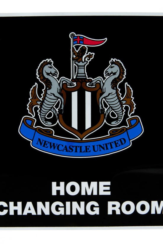 Newcastle United FC Home Changing Room Sign