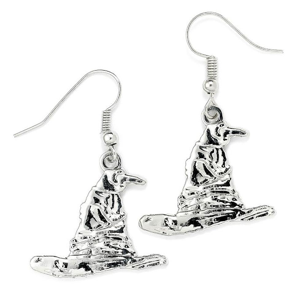 153157 Harry Potter Silver Plated Earrings Sorting Hat