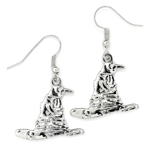 153157 Harry Potter Silver Plated Earrings Sorting Hat