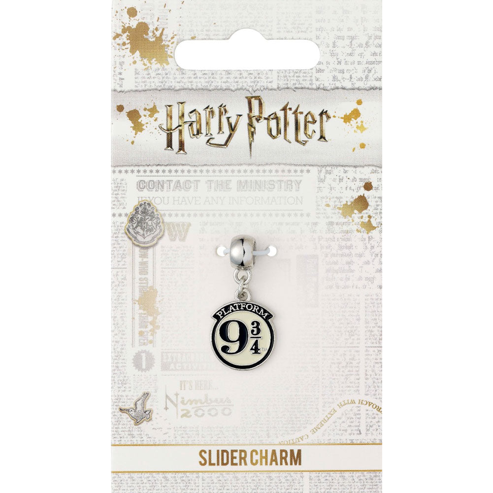 153361 Harry Potter Silver Plated Charm 9 3 Quarters 1