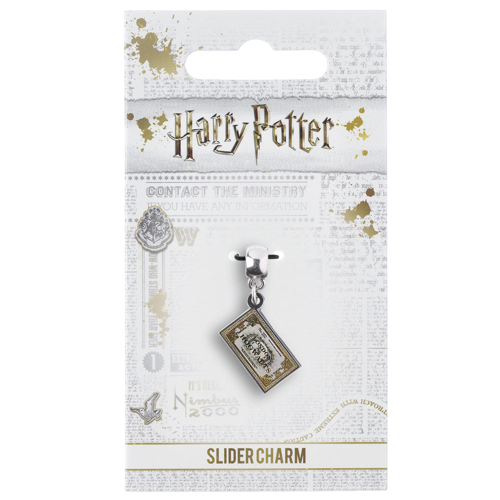 153369 Harry Potter Silver Plated Charm Ticket 1