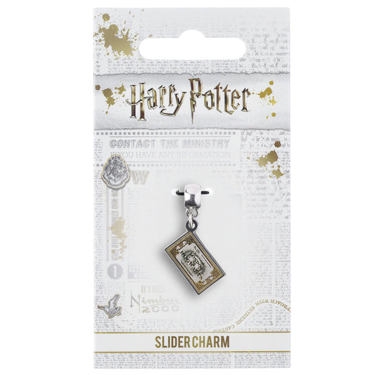 153369 Harry Potter Silver Plated Charm Ticket 1