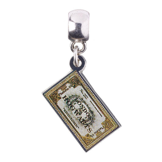 153369 Harry Potter Silver Plated Charm Ticket
