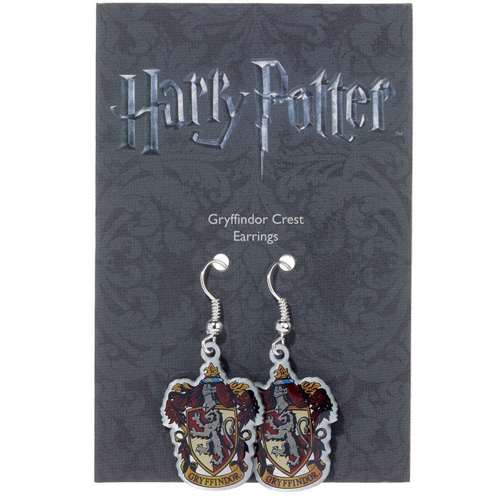 153381 Harry Potter Silver Plated Earrings Gryffindor 1