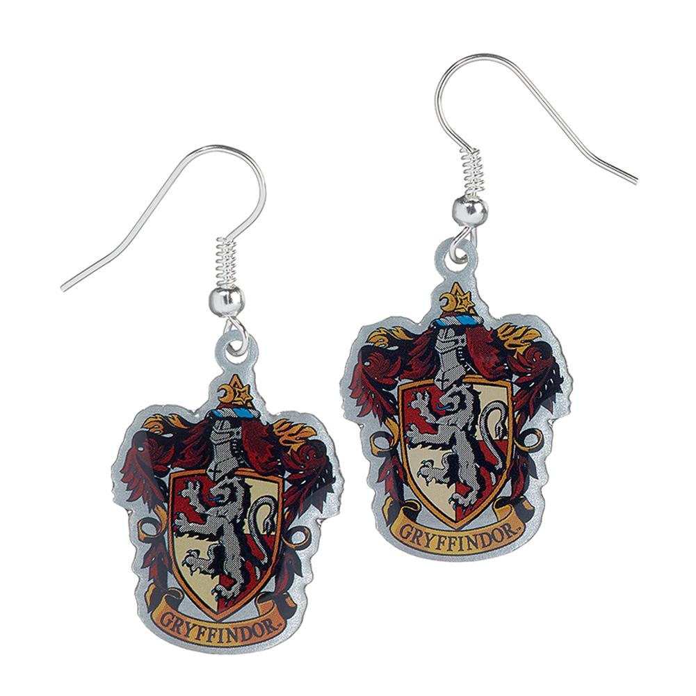 153381 Harry Potter Silver Plated Earrings Gryffindor