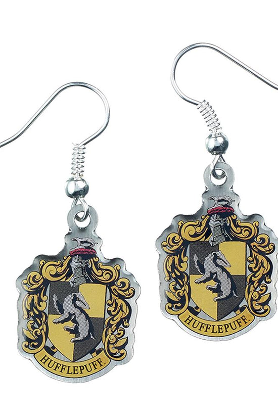 153383 Harry Potter Silver Plated Earrings Hufflepuff