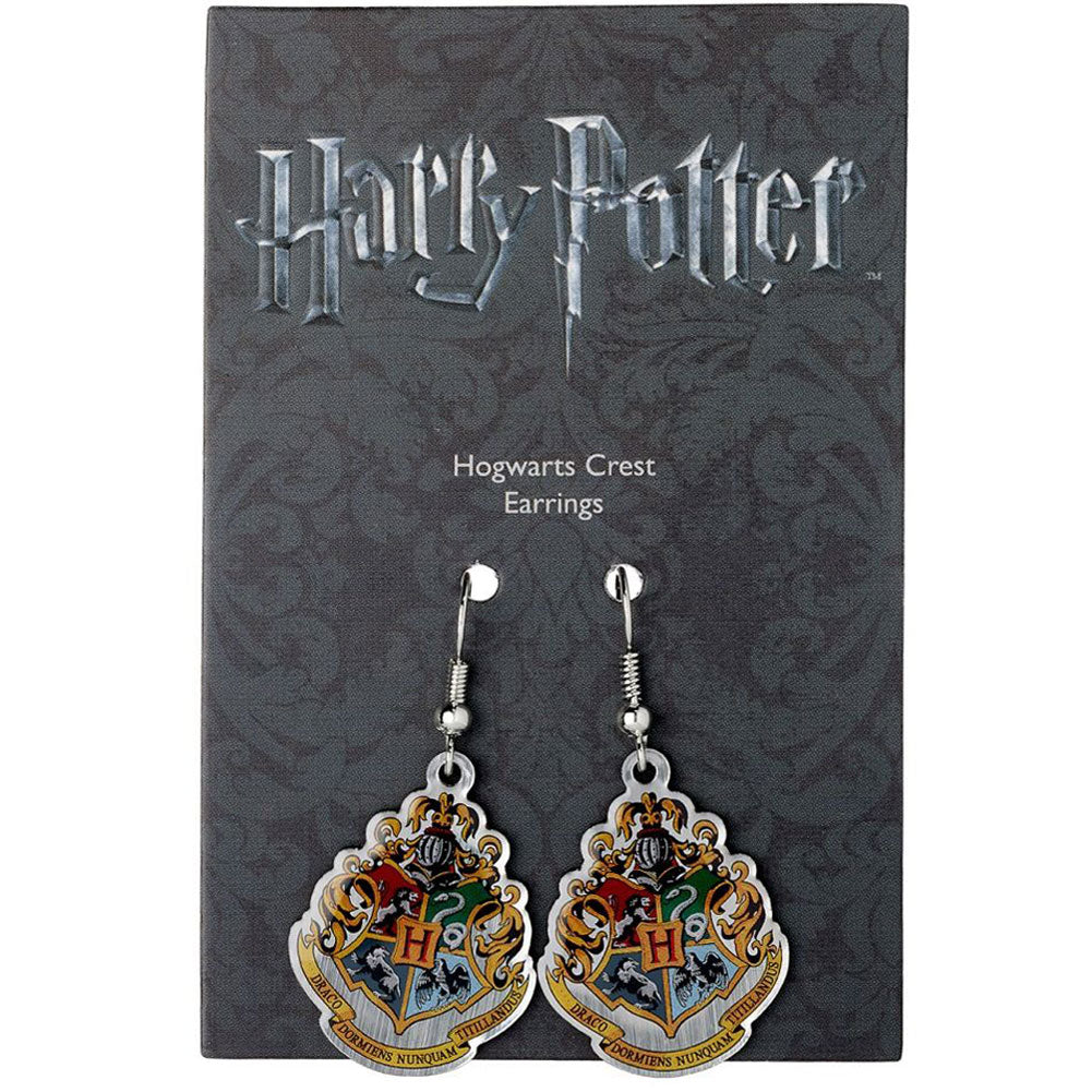153385 Harry Potter Silver Plated Earrings Hogwarts 1