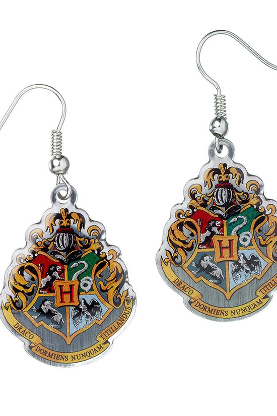 153385 Harry Potter Silver Plated Earrings Hogwarts