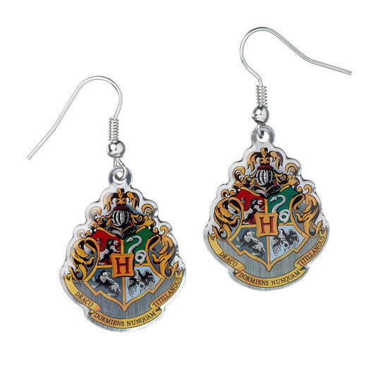 153385 Harry Potter Silver Plated Earrings Hogwarts