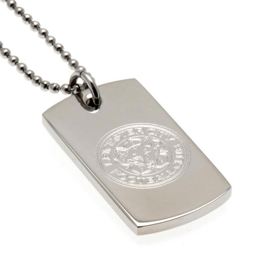 15389 Leicester City FC Engraved Dog Tag Chain