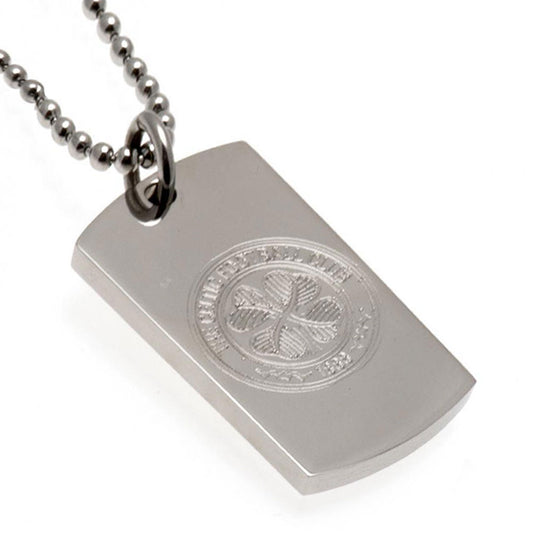 15390 Celtic FC Engraved Dog Tag Chain