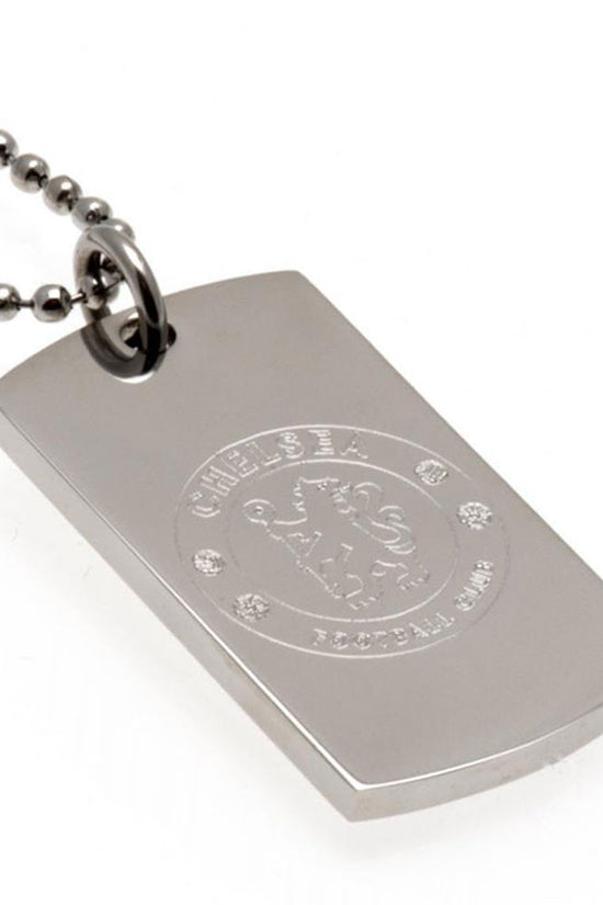 15733 Chelsea FC Engraved Dog Tag Chain