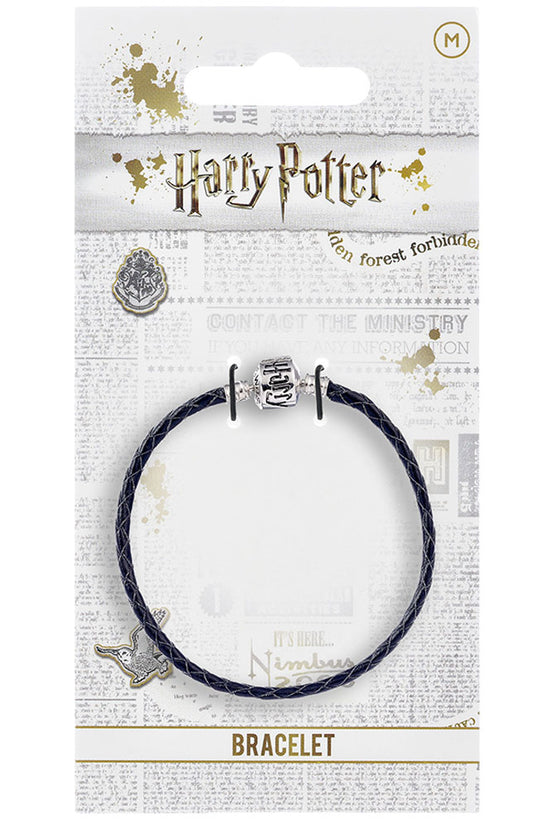 Harry Potter Leather Charm Bracelet Black S
