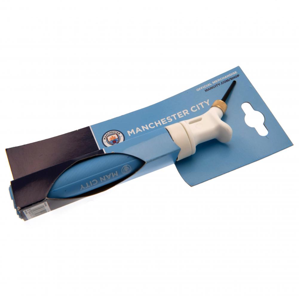 158189 Manchester City FC Dual Action Football Pump 2