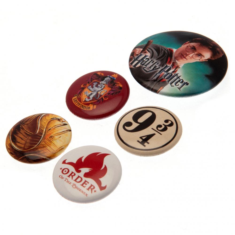 160207 Harry Potter Button Badge Set Golden Snitch 1
