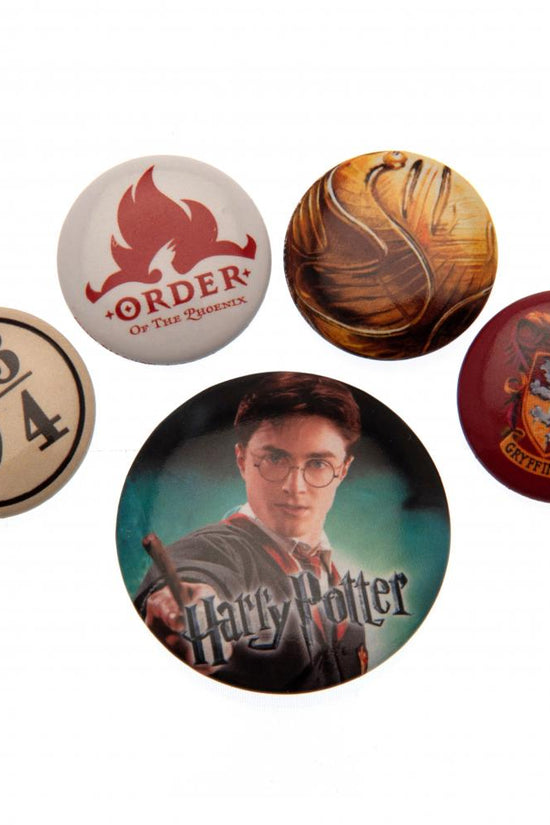 160207 Harry Potter Button Badge Set Golden Snitch