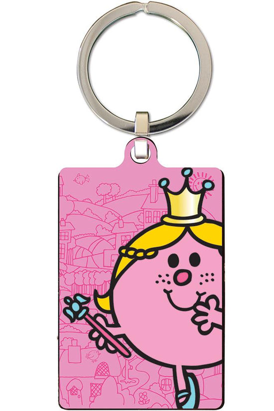 160407 Little Miss Princess Metal Keyring 1