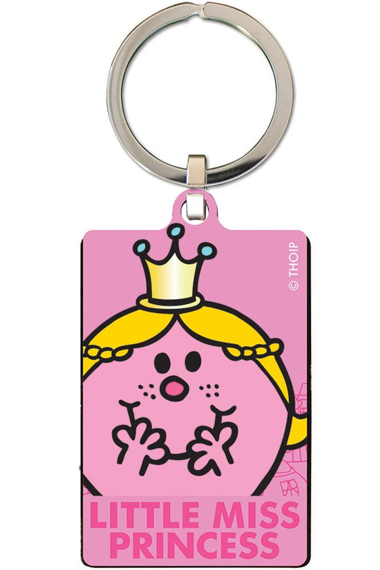 160407 Little Miss Princess Metal Keyring
