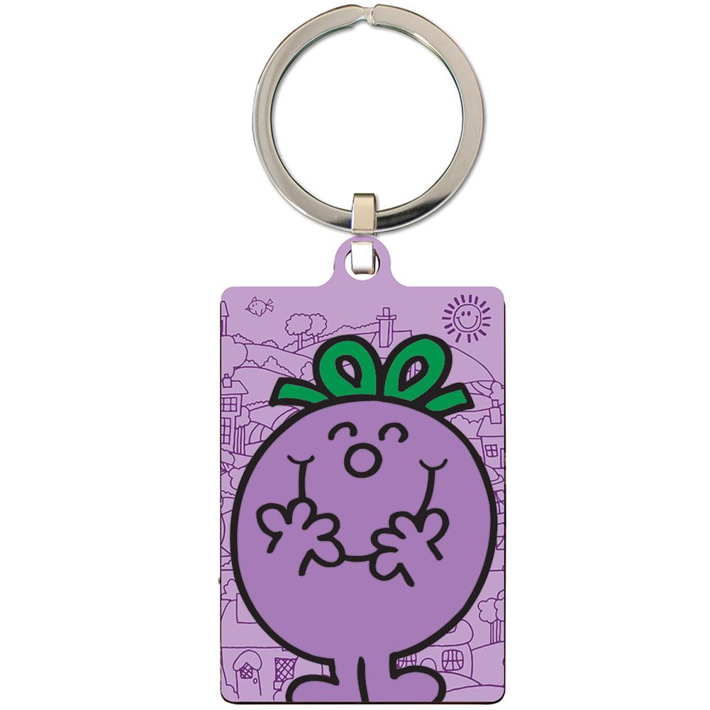 160409 Little Miss Naughty Metal Keyring 1