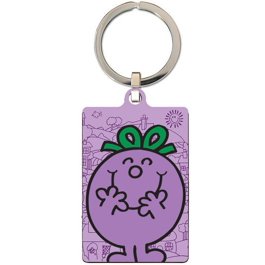 160409 Little Miss Naughty Metal Keyring 1