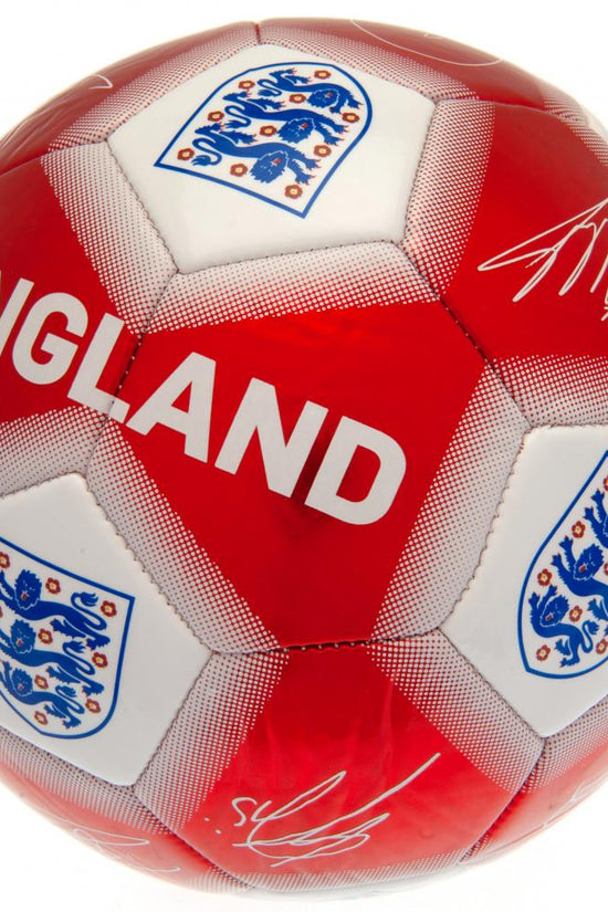160741 England FA Football Signature