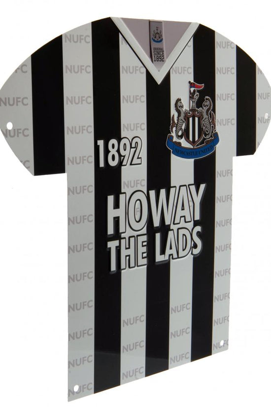 Newcastle United FC Metal Shirt Sign