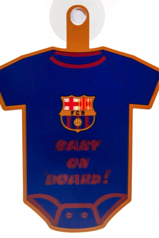 FC Barcelona Baby On Board Sign