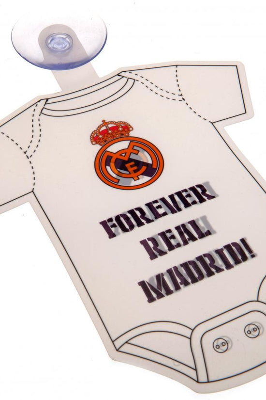 Real Madrid FC Baby On Board Sign