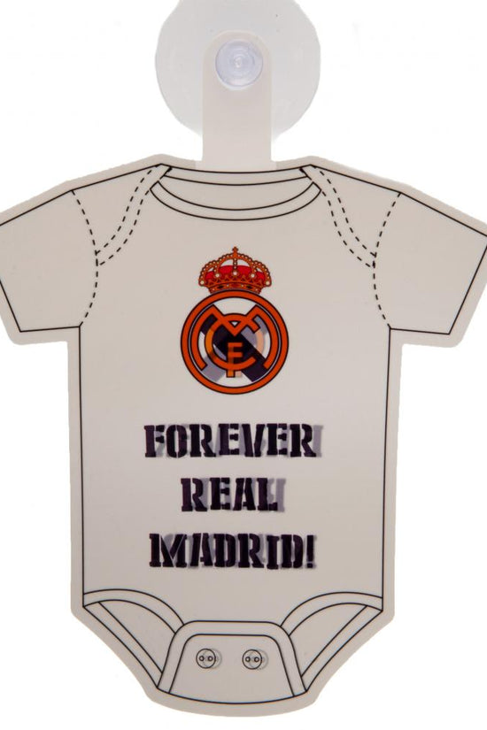 Real Madrid FC Baby On Board Sign