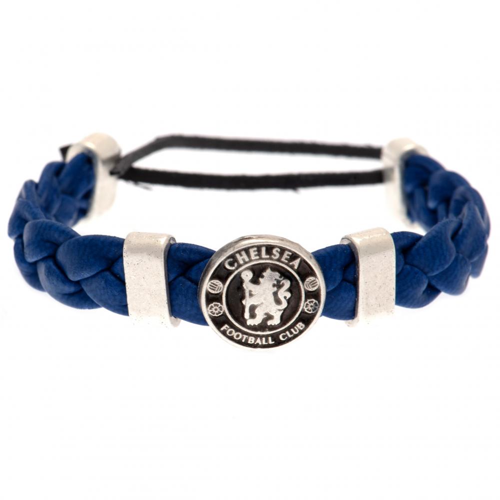 161417 Chelsea FC PU Slider Bracelet 1