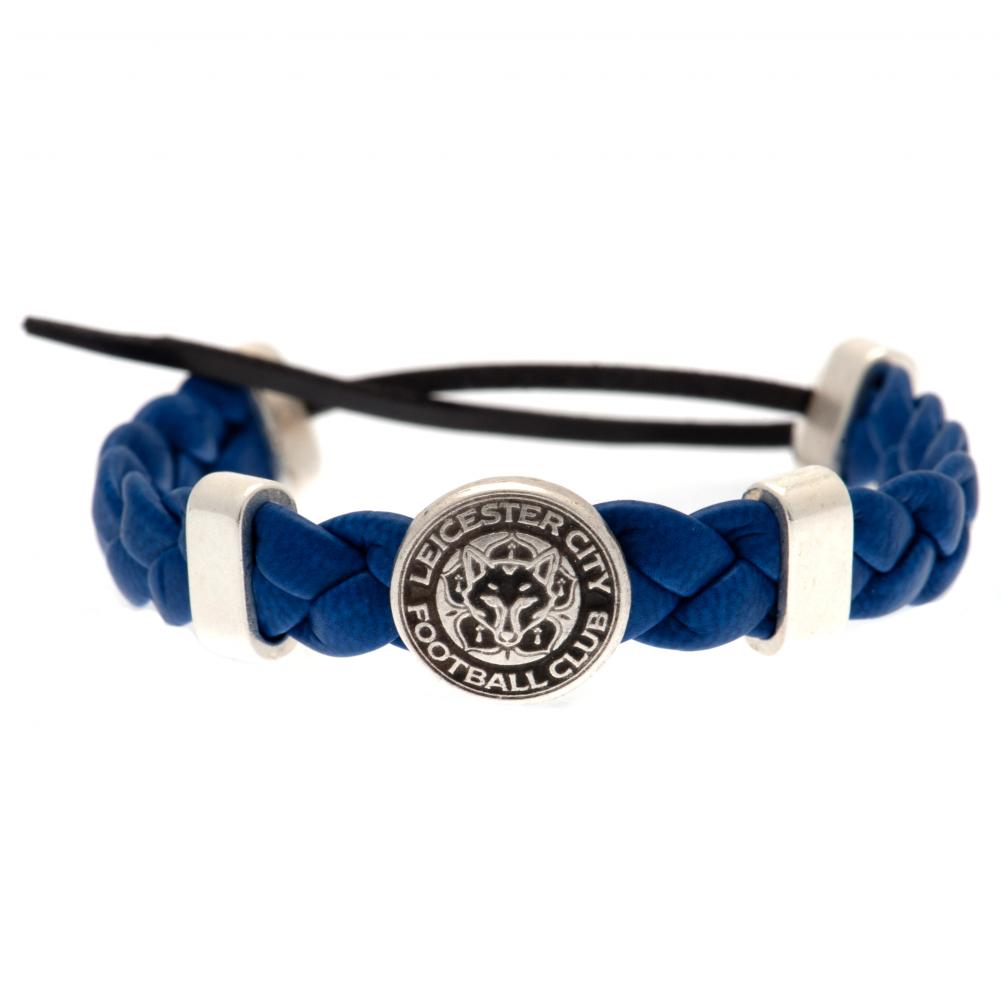 162511 Leicester City FC PU Slider Bracelet 1