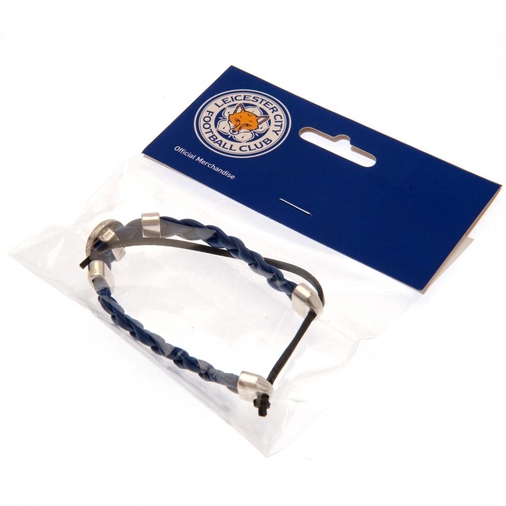 162511 Leicester City FC PU Slider Bracelet 2