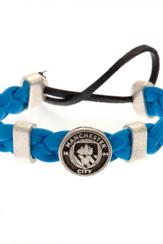 162521 Manchester City FC PU Slider Bracelet 1