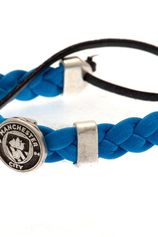 162521 Manchester City FC PU Slider Bracelet 2