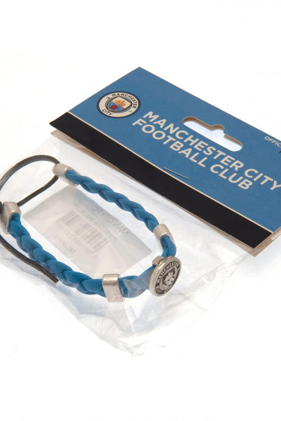 162521 Manchester City FC PU Slider Bracelet 3