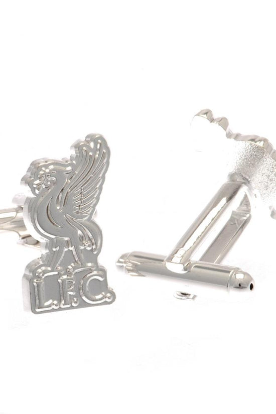 Liverpool FC Silver Plated Formed Liverbird Cufflinks