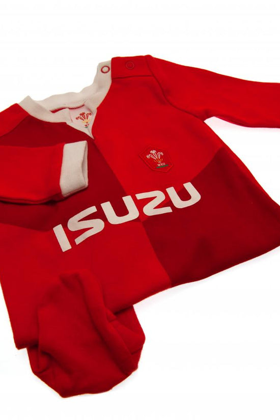 Wales RU Sleepsuit 9/12 mths QT