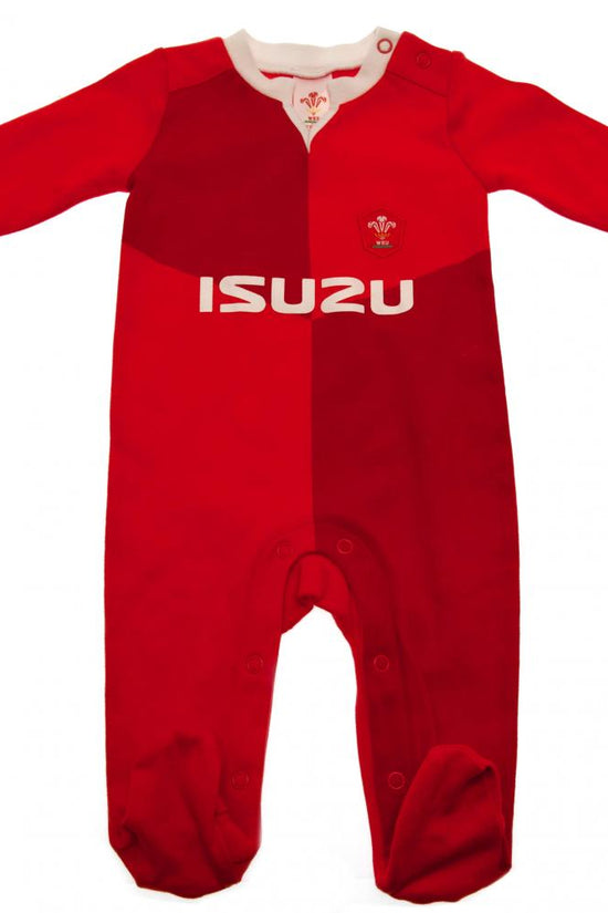 Wales RU Sleepsuit 9/12 mths QT